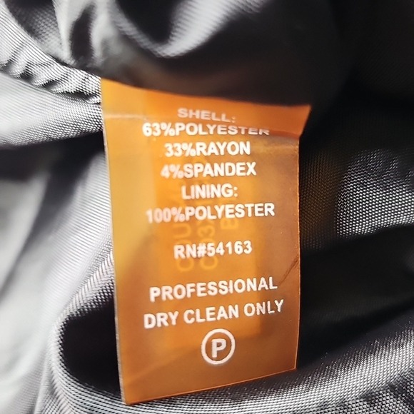 Vintage Classic Calvin Klein Black Sheath Dress with Tan Accent Size 8 - Picture 9 of 9